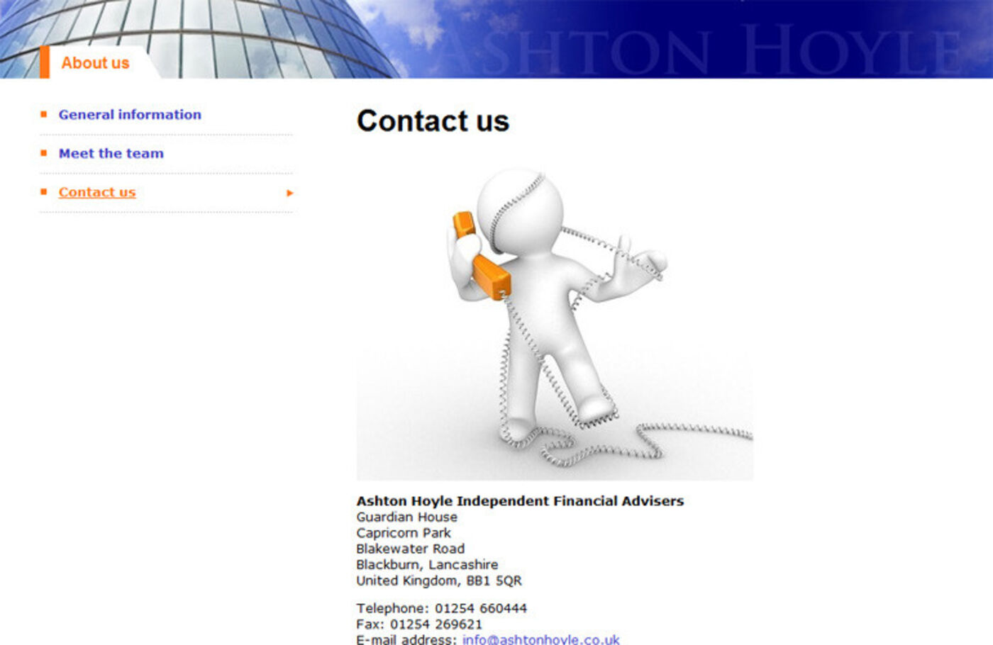 Ashton Hoyle Independent Financial Advisers Contact us - Ashton Hoyle