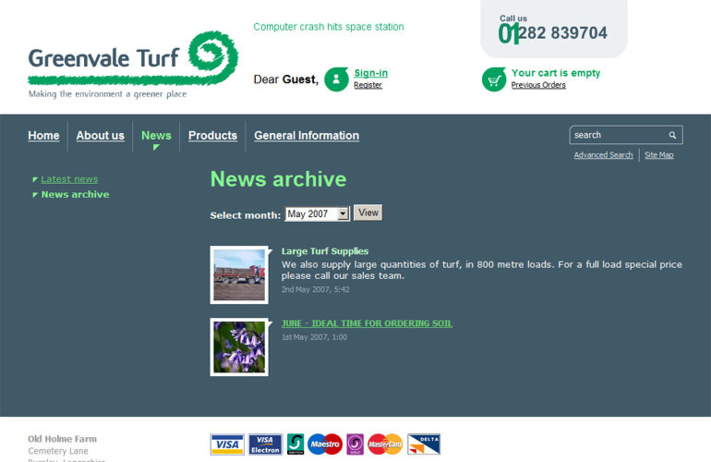 Greenvale Turf News archive