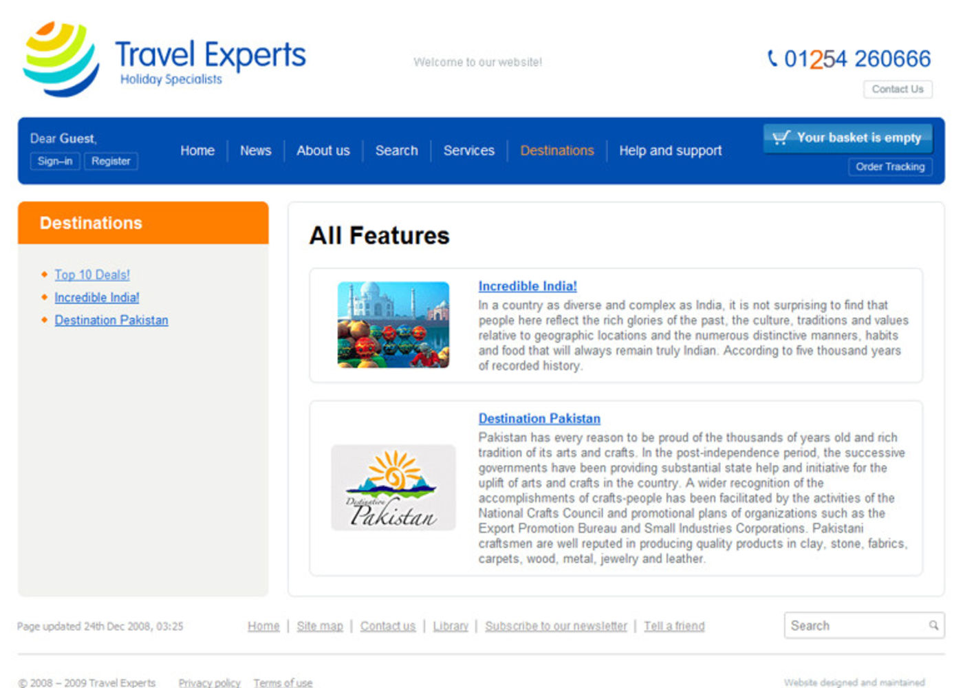 Travel Experts All features